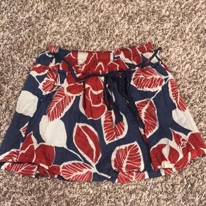 Hollister patterned mini skirt